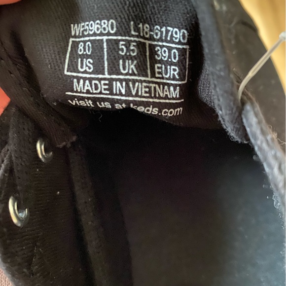 KEDS BLACK SNEAKERS - Picture 5 of 6